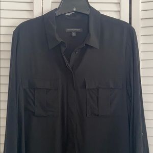 Banana republic Black shirtdress